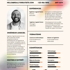CV SOLUTPRINT · Modèle 13
