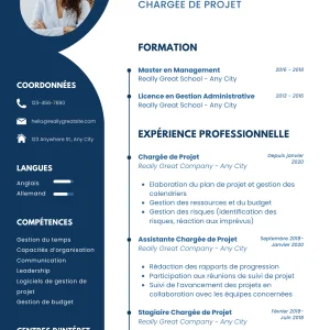 CV SOLUTPRINT · Modèle 15